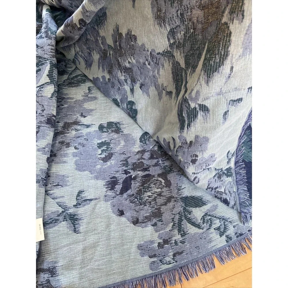 BLUE BEAUTY collection 18 scarf floral blue shades